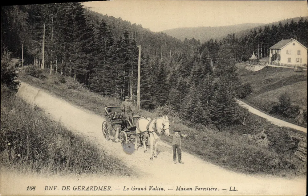 Umgebung von Gérardmer — Le Grand Vallin — Forsthaus — LL. - Vorderseite