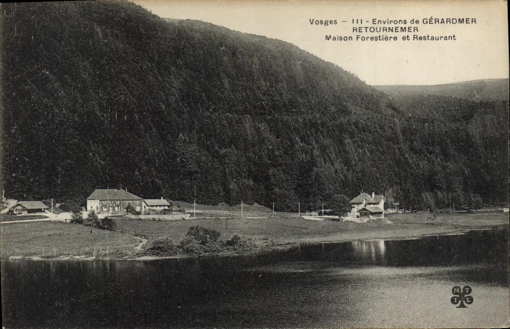 Vosges — III — Umgebung von GÉRARDMER — Forsthaus und Restaurant RETOURNEMER - Vorderseite