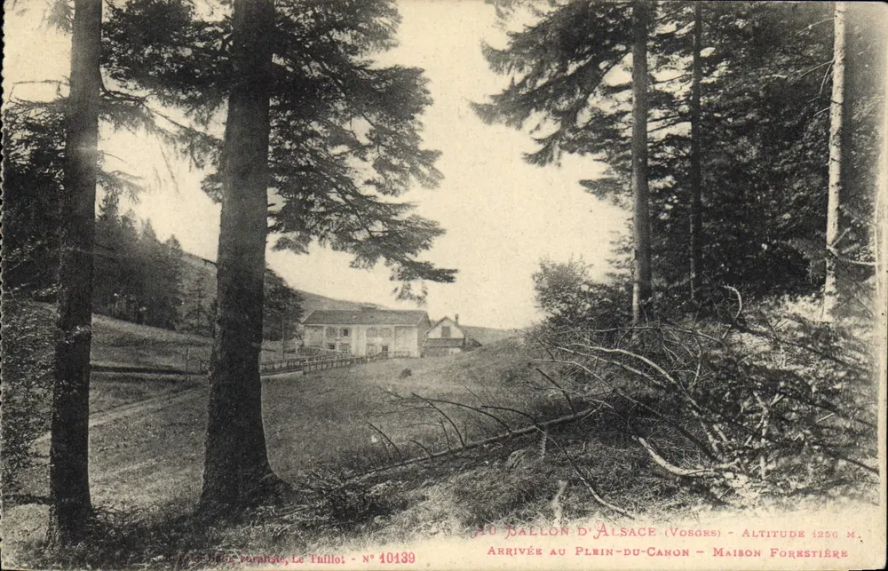 Ballon d'Alsace (Vosges) - Ankunft am Plein-du-Canon - Forsthaus - Nr. 40139 - Vorderseite