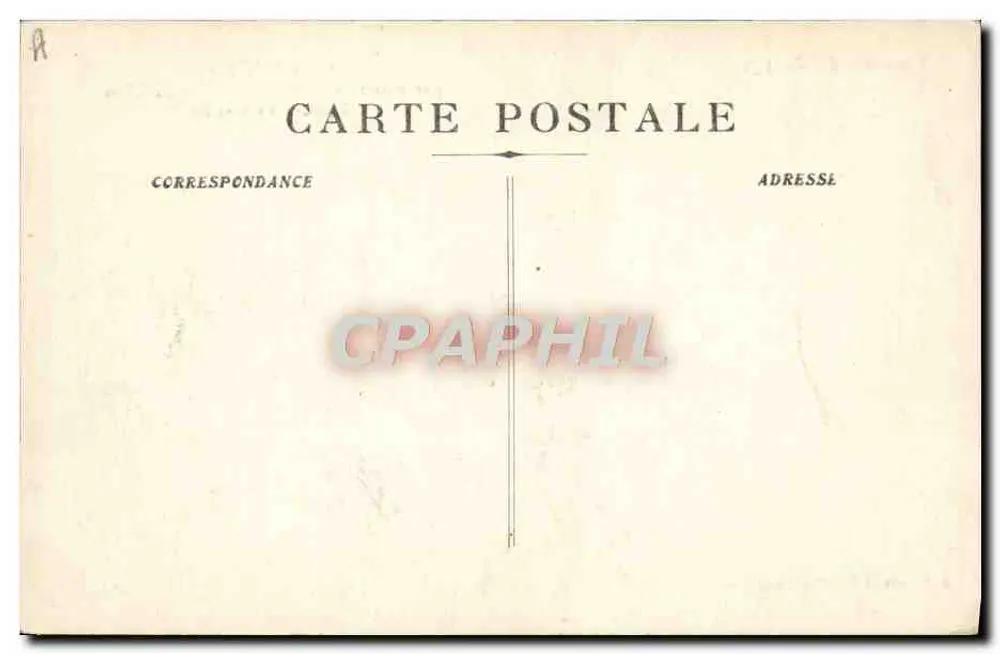 « FRANCE » auf See im Golf von Lion — Reiseerinnerung — H. Grimaud & Cie - Marseille - Rückseite
