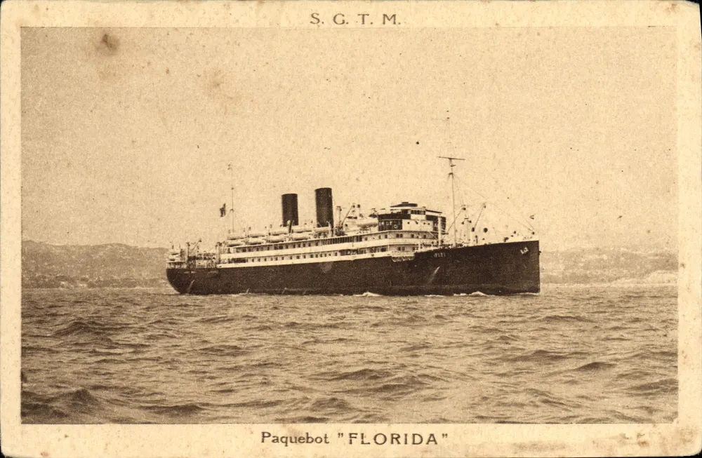Paquebot "FLORIDA" — paquebot de la S.G.T.M. — éditeur S.G.T.M. - Frente