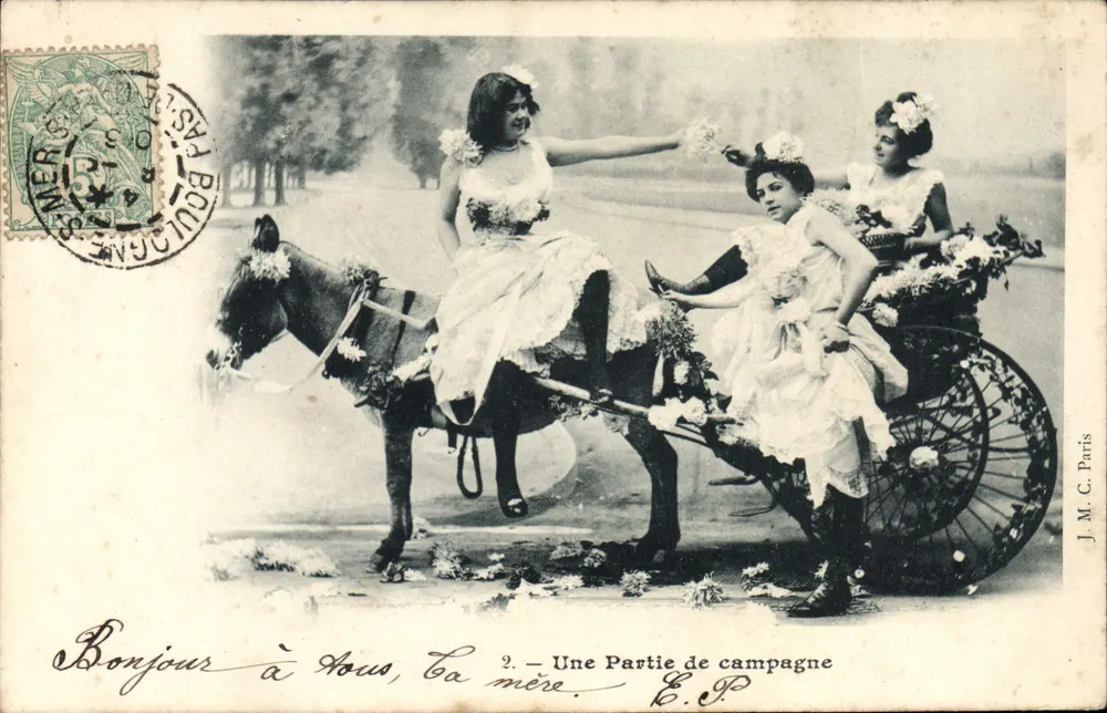 Ein Ausflug ins Land — J.M.C. Paris — n°2 - Vorderseite