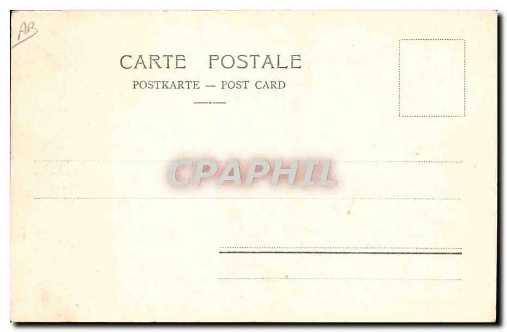 Grupo de cabras e pastor em um cume alpino — bandeira suíça — C.P.M. Stieite Déposés - Verso