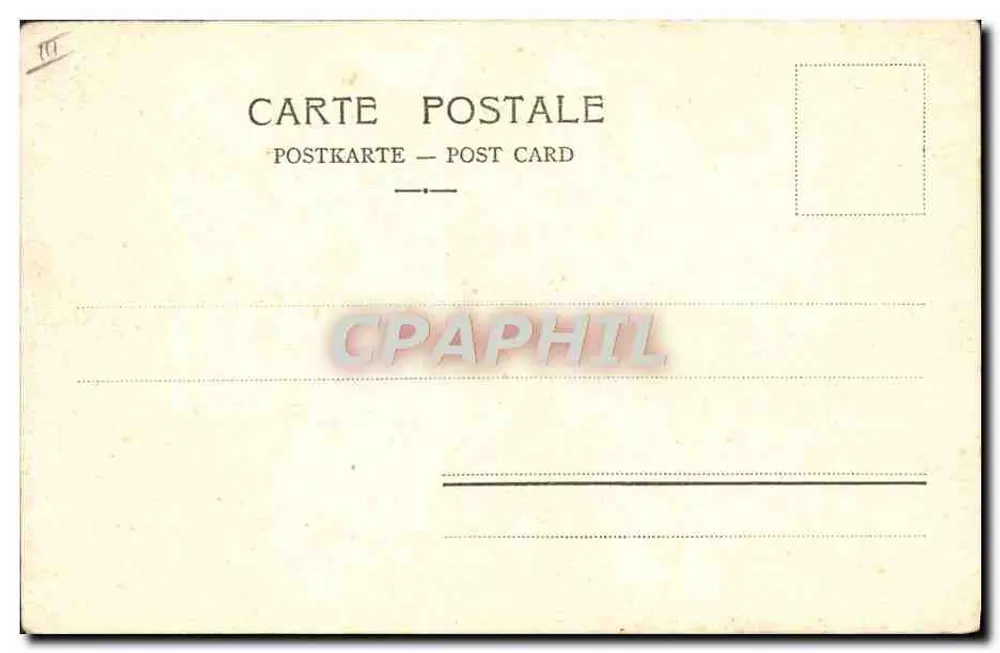 Alpine suíça — pastores e cabras — G. P. N. Déposé - Verso