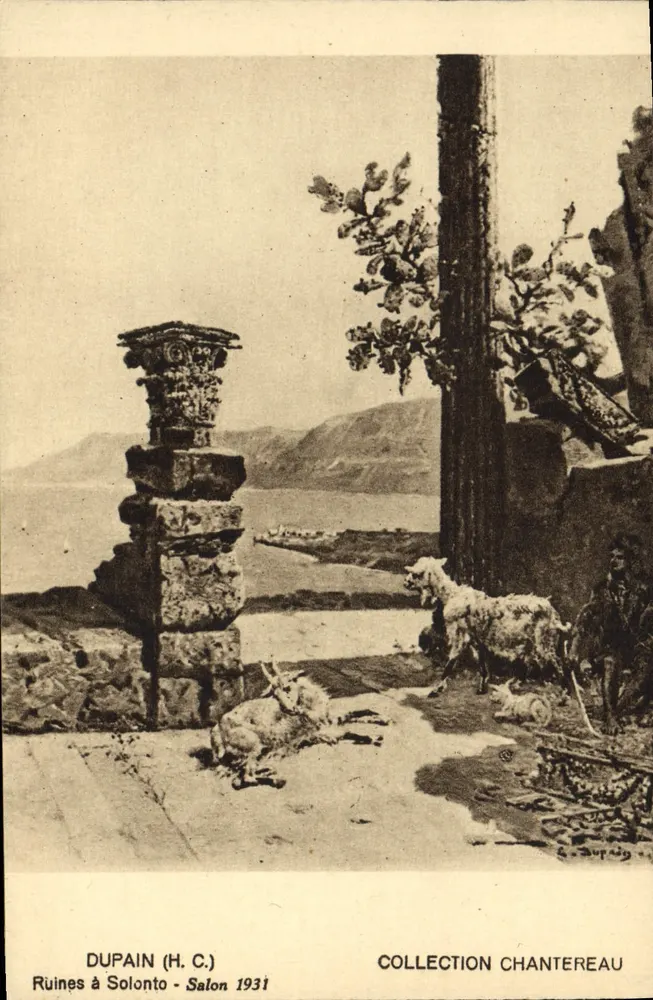 Ruinen in Solonto — Dupain (H.C.) — Salon 1931 - Vorderseite