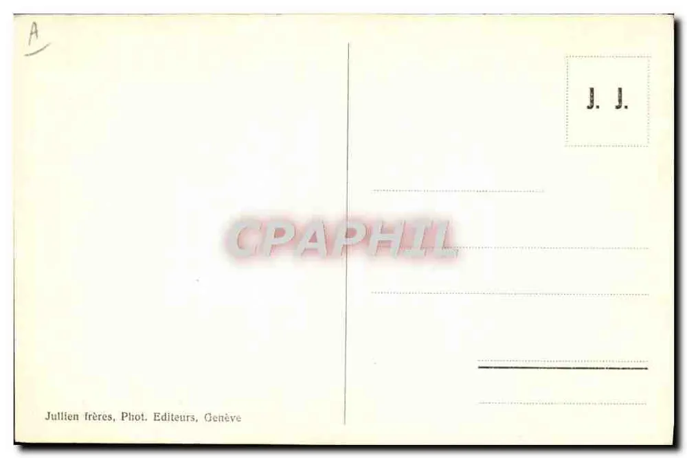 Chamonix — O Mauvais-Pas — J. J. 100 c - Verso