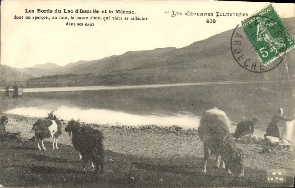 Die Ufer des Sees Issarlès und der Mézeno — Les Cévennes Illustrées Nr. 438 - Vorderseite
