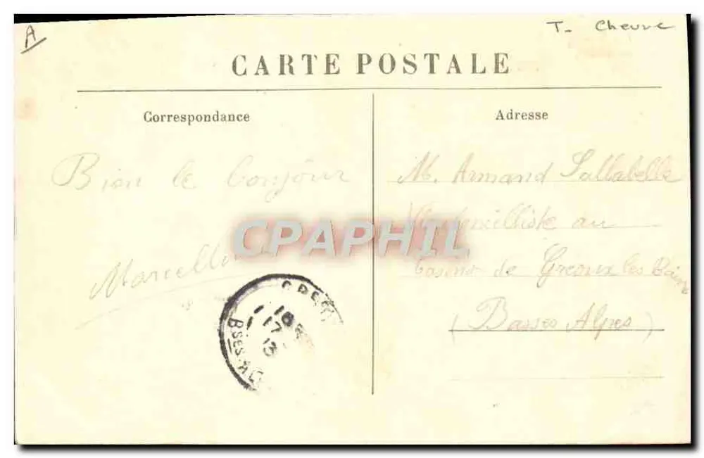 Die Ufer des Sees Issarlès und der Mézeno — Les Cévennes Illustrées Nr. 438 - Rückseite