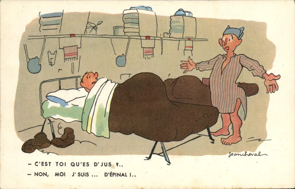 Humoristische Szene — Épinal — Jeancheval - Vorderseite