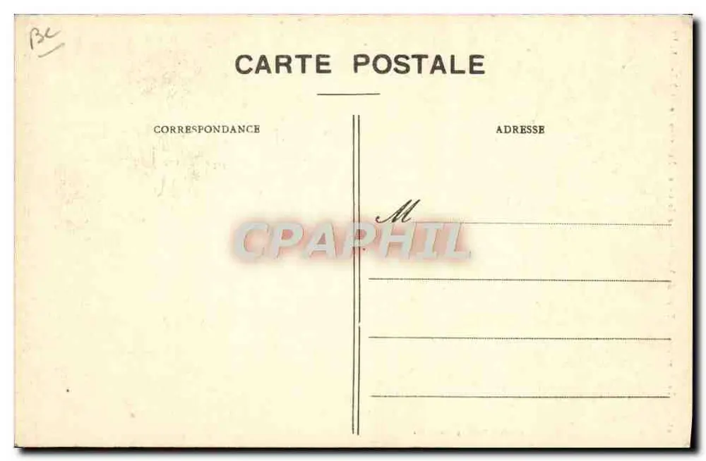 Velho breton da costa - Arredores de Pont-l'Abbé — Coleção Villard, Quimper, n°4174 - Verso