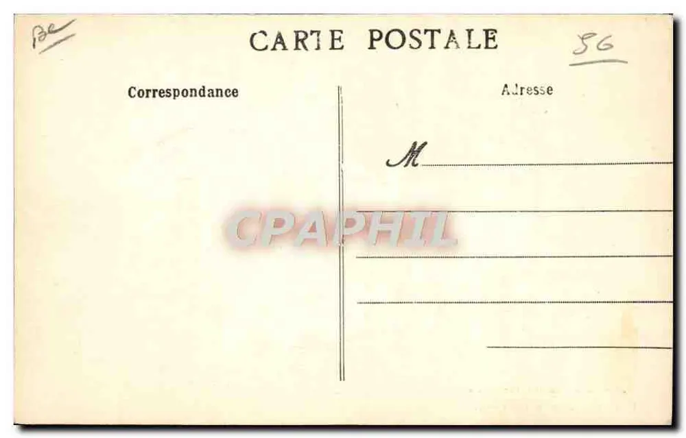 Três bons velhos do Faouët — Coleção H. Laurent, Port-Louis — n° 3590 - Verso