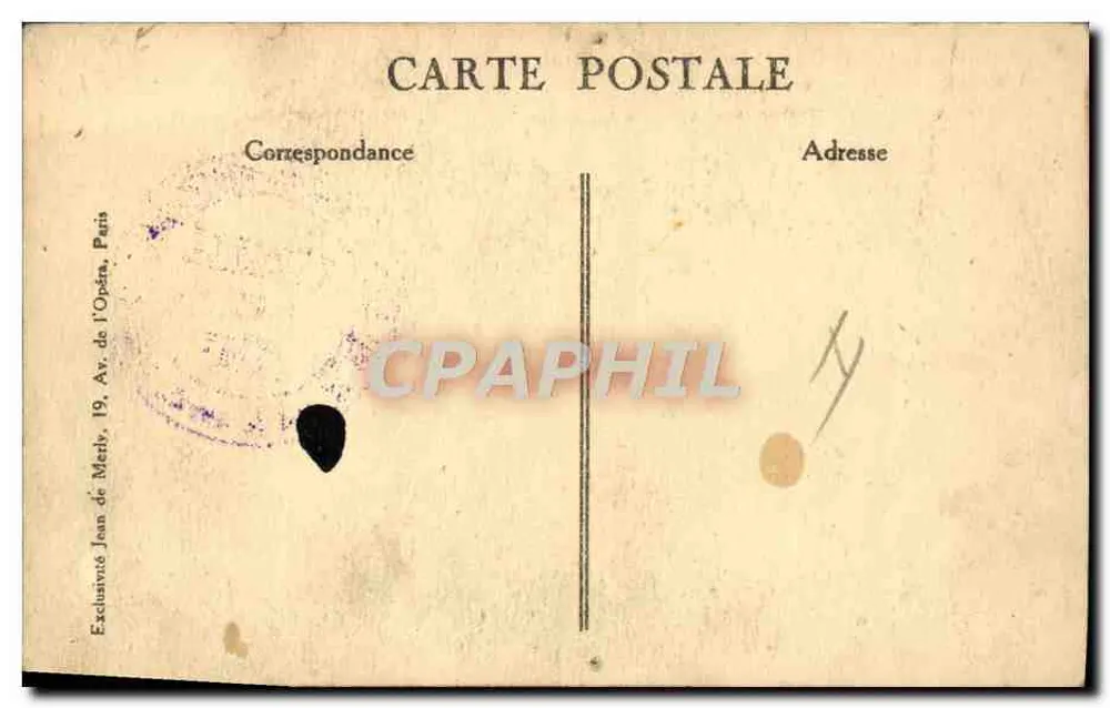 Violettes Impériales — von Henry Roussell, gespielt von Raquel-Meller — Grand Kursaal, Paris - Rückseite