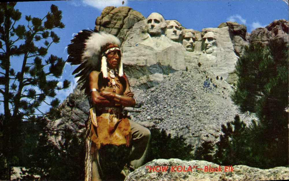 Mount Rushmore — 'HOW KOLA' — Black Elk - Vorderseite