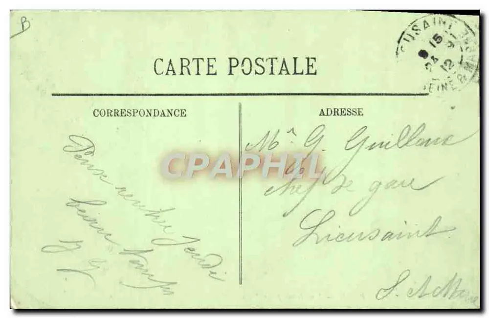 Tipos de Auvergne — Uma boa captura — LL - Verso