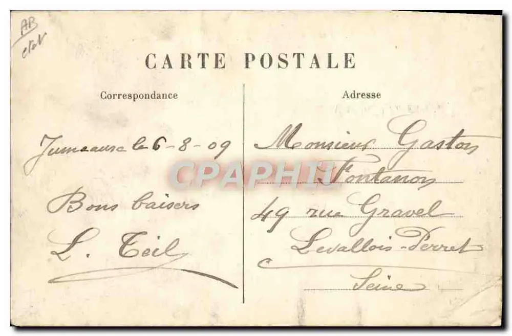 Jumeaux - Die Pradon-Fabrik (Zigarettenpapierherstellung) — Verlag 'L'Auvergne Illustrée', n°2045 - Rückseite