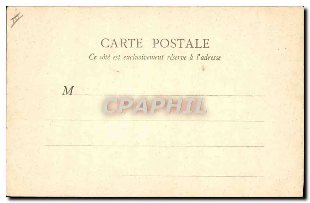 Pantin — Fábrica de Tabacos — B. F., Paris - Verso