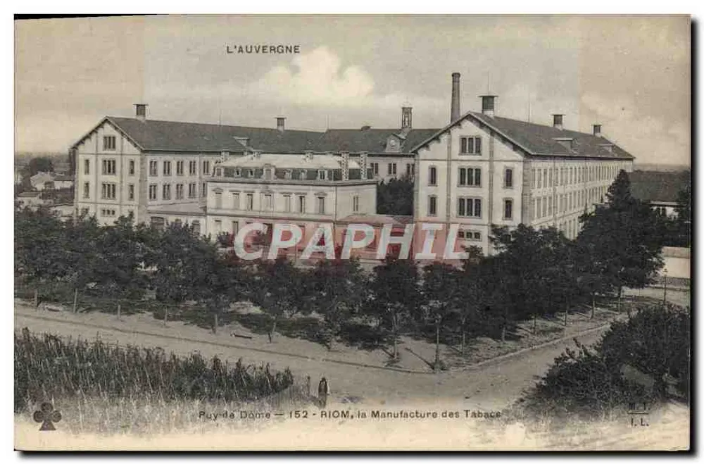 Riom - A Fábrica de Tabacos — Puy-de-Dôme — n°152 - Frente