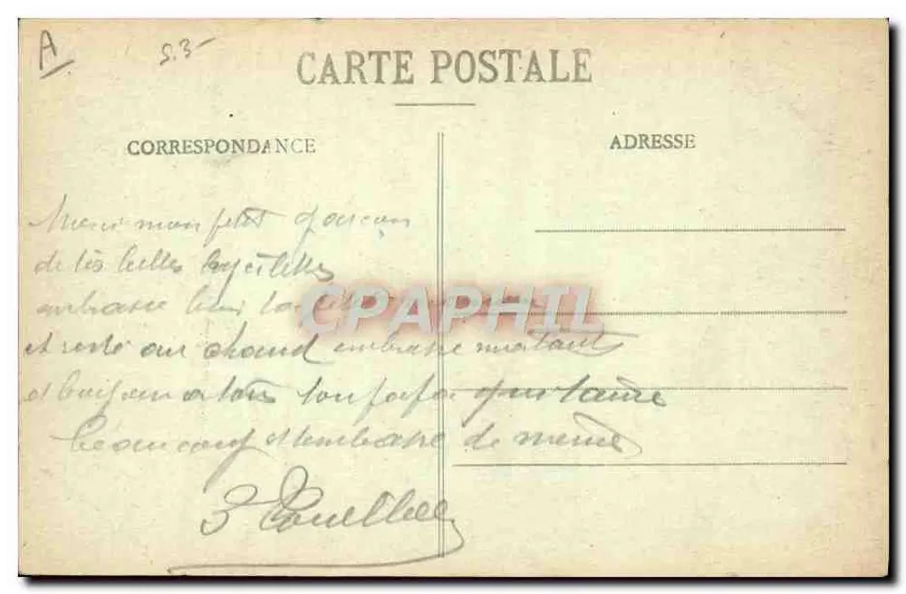 Ansicht der Hauptstraße in L'Isle-sur-le-Doubs — unbekannter Verlag, Seriennummer nicht sichtbar - Rückseite