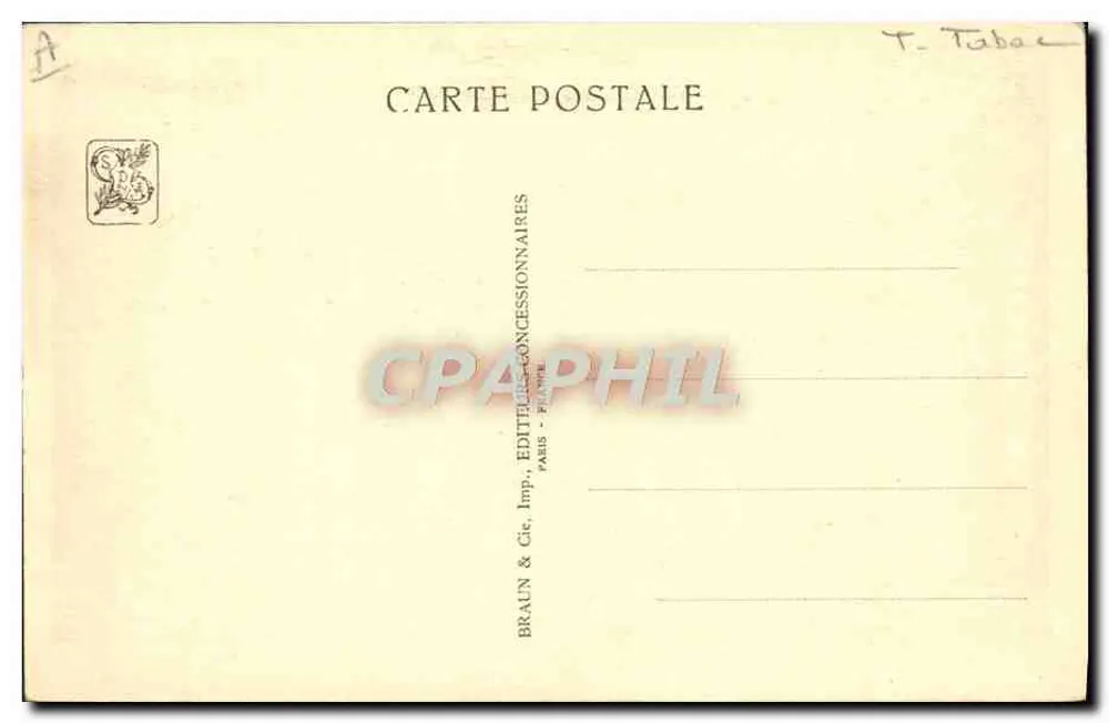Pavillon der Tabak — Internationale Kolonialausstellung — Paris 1931 — Roland Boudier, Arch. - Rückseite