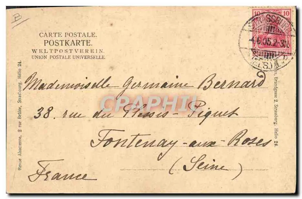 Filsare-Hoerdt-Elsass — Secagem das folhas de tabaco — editor não visível - Verso