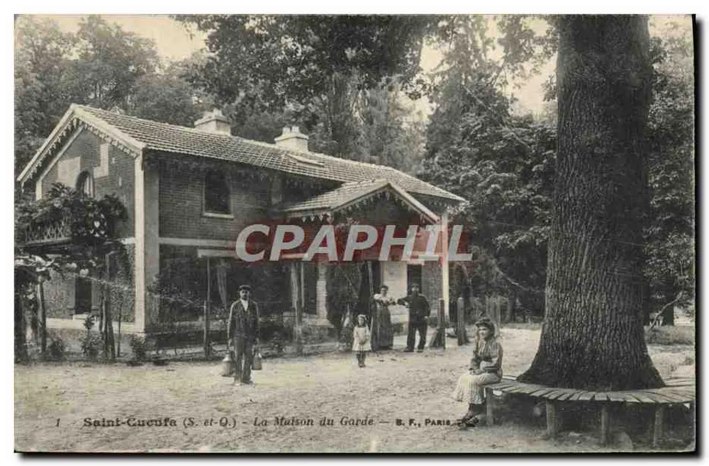 Saint-Cucufa (S.-et-O.) — A Casa do Guarda — B. F., Paris - Frente