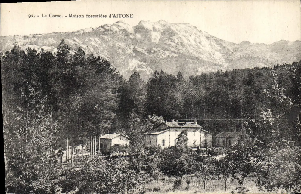 Korsika - Forsthaus von Aitone — unbekannter Verlag, Nr. 92 - Vorderseite