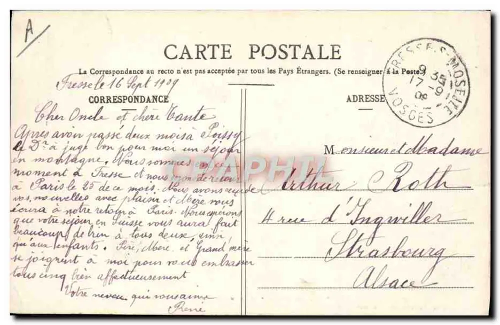 Der Voll des Canon — Försterhaus — Ballon d'Alsace - Rückseite