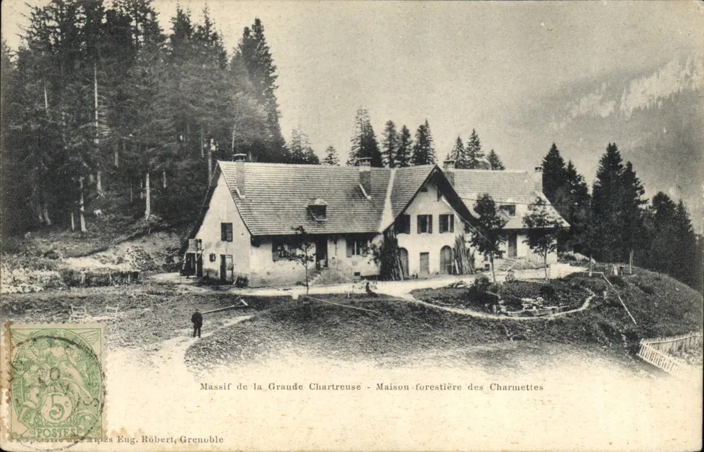 Massif de la Grande Chartreuse - Maison forestière des Charmettes — Eug. Robert, Grenoble - Vorderseite