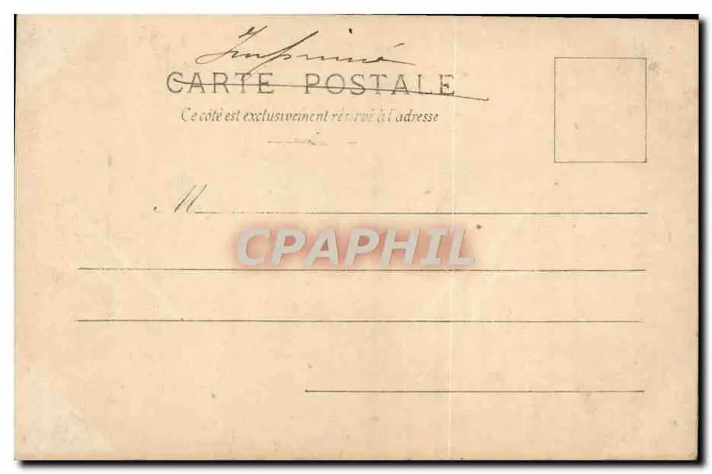 Junges Mann und junge Frau im Wald — Szene des Verweigerungs — Verleger: Furelli Frères, Paris, Nr. 97335 - Rückseite