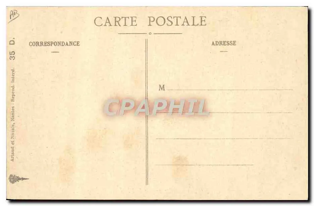 A Bretanha — « Todos sob o mesmo teto! » — Artaud e Nozais, Nantes - Verso