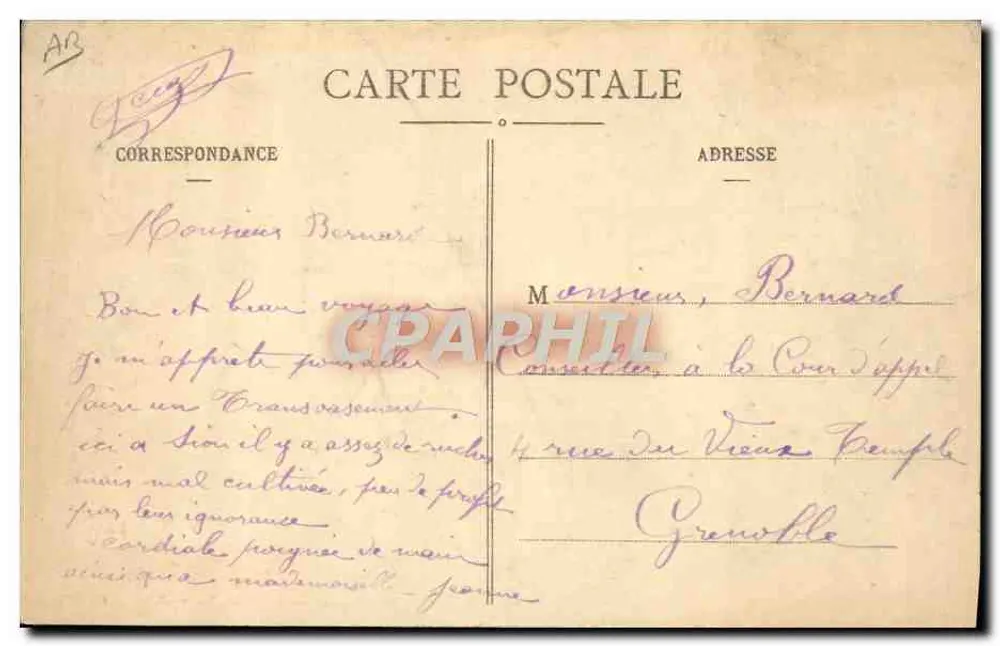 A Bretanha — A Bolée de Cidre monumental — Artaud e Nozaïs, Nantes, n° 28 D - Verso