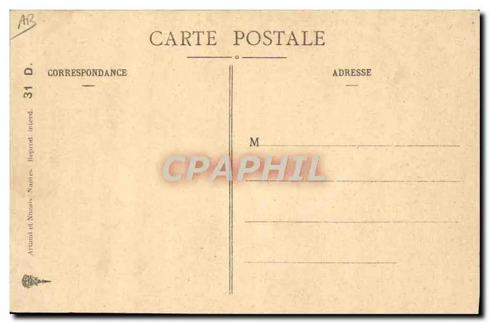 Brittany — Hochzeitsabend, Die Ernte des Jungfräulichen Bouquets — Ariand et Nozias, Nantes, n°31 - Rückseite