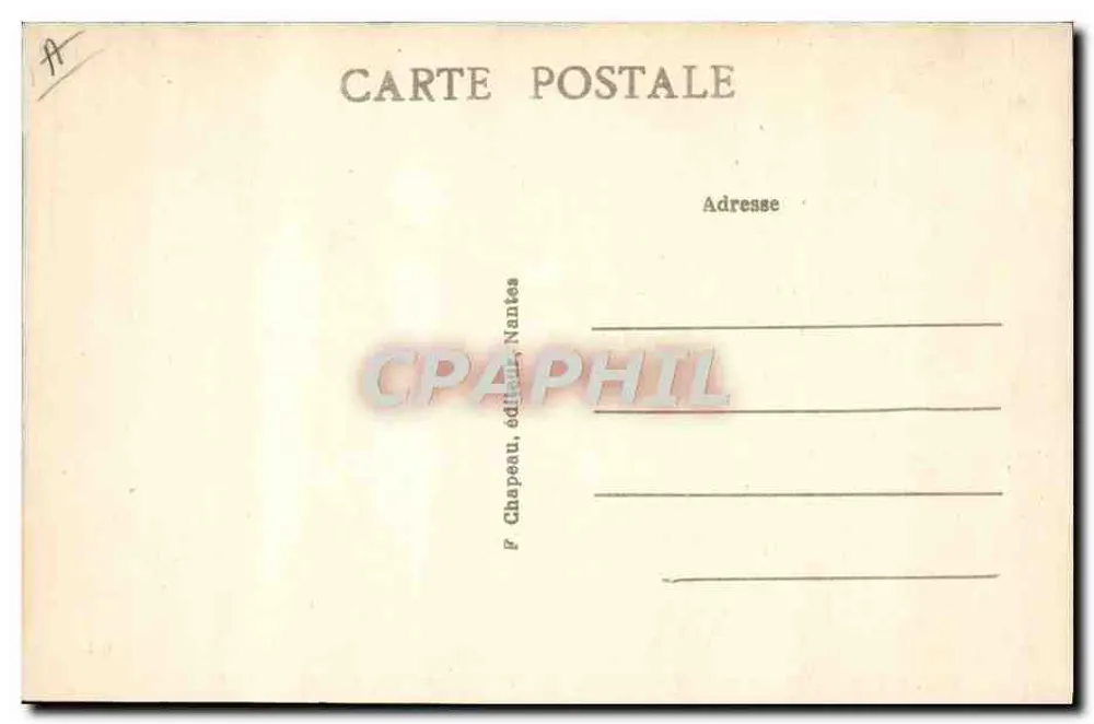 Eine Hochzeit in SAÎLLE, im Pays de Guérande — nach M. Vasselon - Rückseite