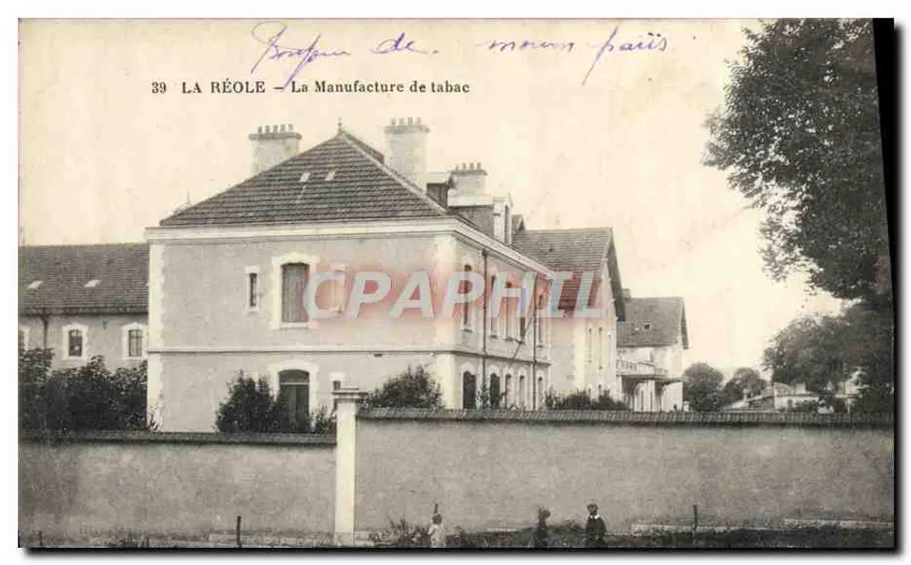 La Réole — Tabakfabrik — Verleger/Drucker nicht sichtbar - Vorderseite