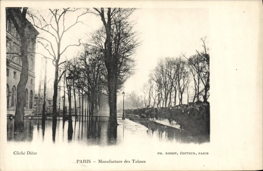 PARIS — Manufatura de Tabacos — PH. ROSEN, EDITOR, PARIS - Frente
