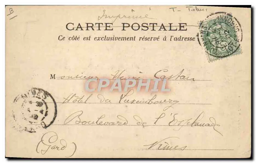 TONNEINS — La Manufacture des Tabacs — Imp. G. Feuiller et Cie Tonneins - Reverso