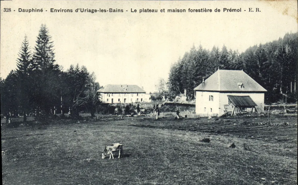 Umgebung von Uriage-les-Bains - Das Plateau und Forsthaus von Prémol - E.R. - Vorderseite