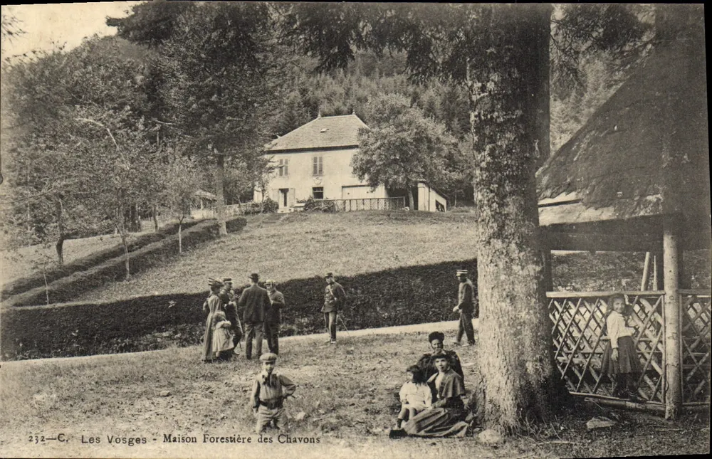 Les Vosges - Casa Florestal dos Chavons — editor C. 232-C - Frente