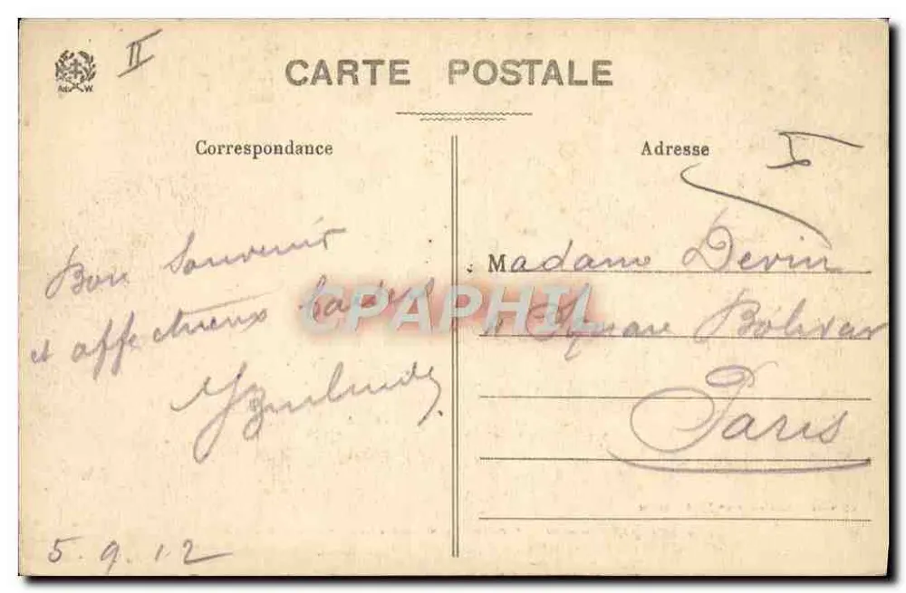 Saint-Dié (Vosges) — Nahe der Forsthaus Molières — CL.M. Nr. 8880 - Rückseite