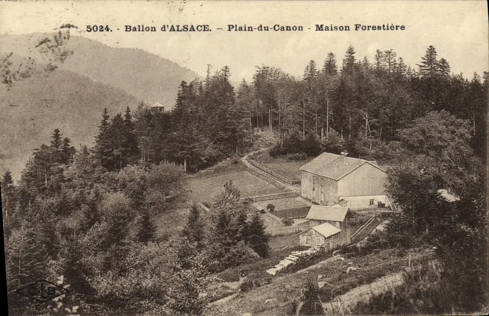 Ballon d'ALSACE — Plain-du-Canon — Woudhut — Uitgever C. Lamanon, n° 5024 - Voorkant