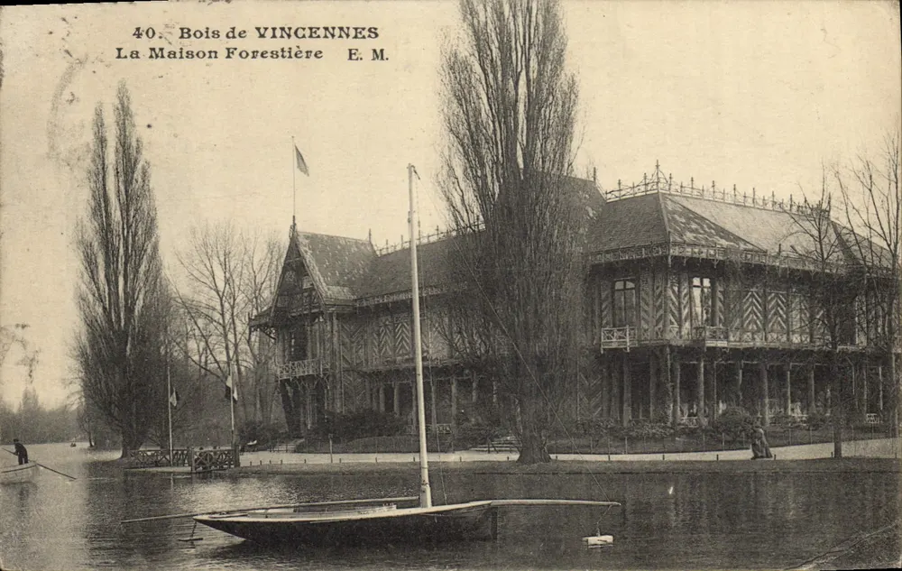 Bois de Vincennes — La Maison Forestière — E. M. - Frente