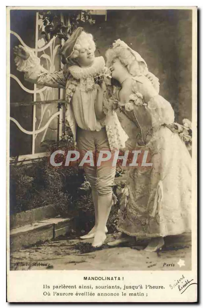 Mandolinata! — Theater Szene — Verlag: Raimond, Paris - Vorderseite