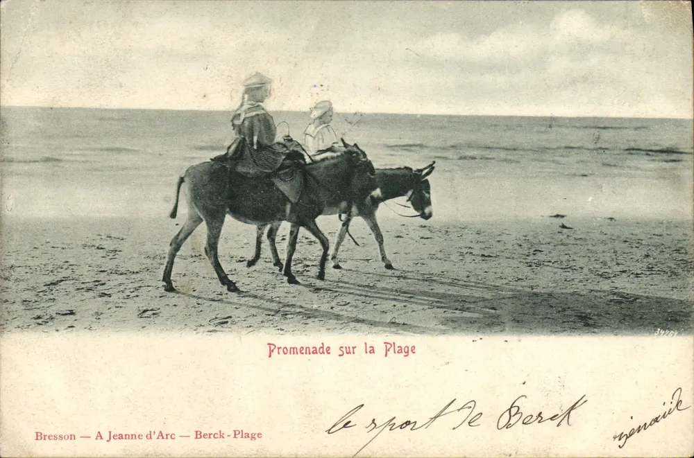 Promenade sur la Plage — Berck-Plage — Bresson — A Jeanne d'Arc - Recto