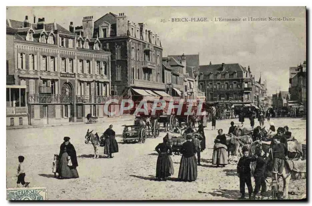 Berck-Plage - Der Entonnoir und das Institut Notre-Dame - Vorderseite