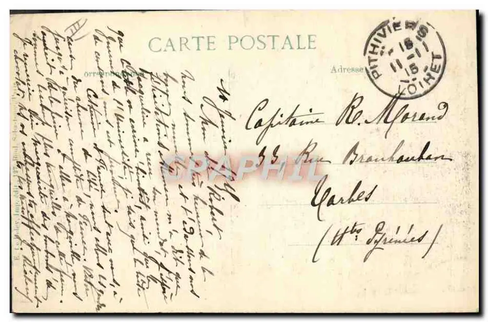 Indische Armee-Konvoi — 11. Serie — BPD - Rückseite