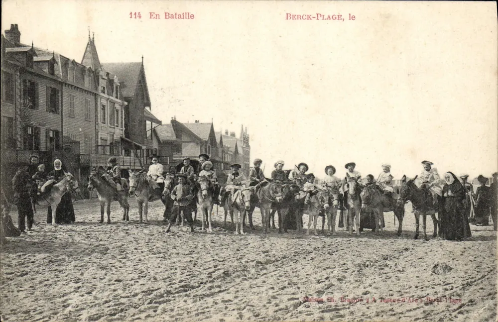 W Bitwie — Berck-Plage, le — Maison Eli. Bragron & A. Tagnon d'Arc, Berck-Plage - Awers
