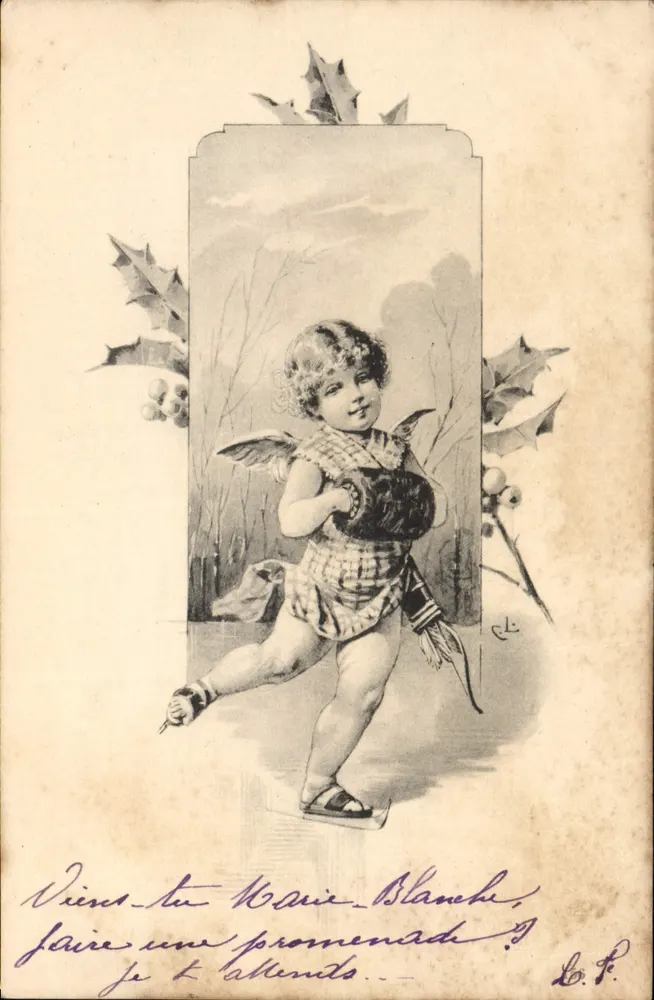 Cupid auf dem Eis — Verlag L.P. — Seriennummer nicht sichtbar - Vorderseite