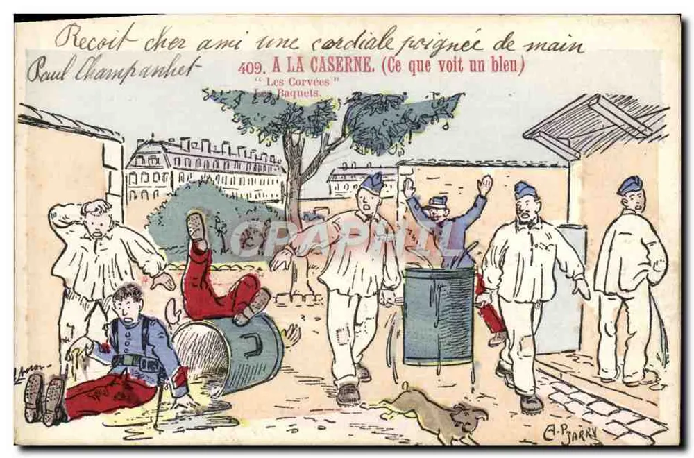 As Tarefas — A LA CASERNE — C.P. BARRY - Frente