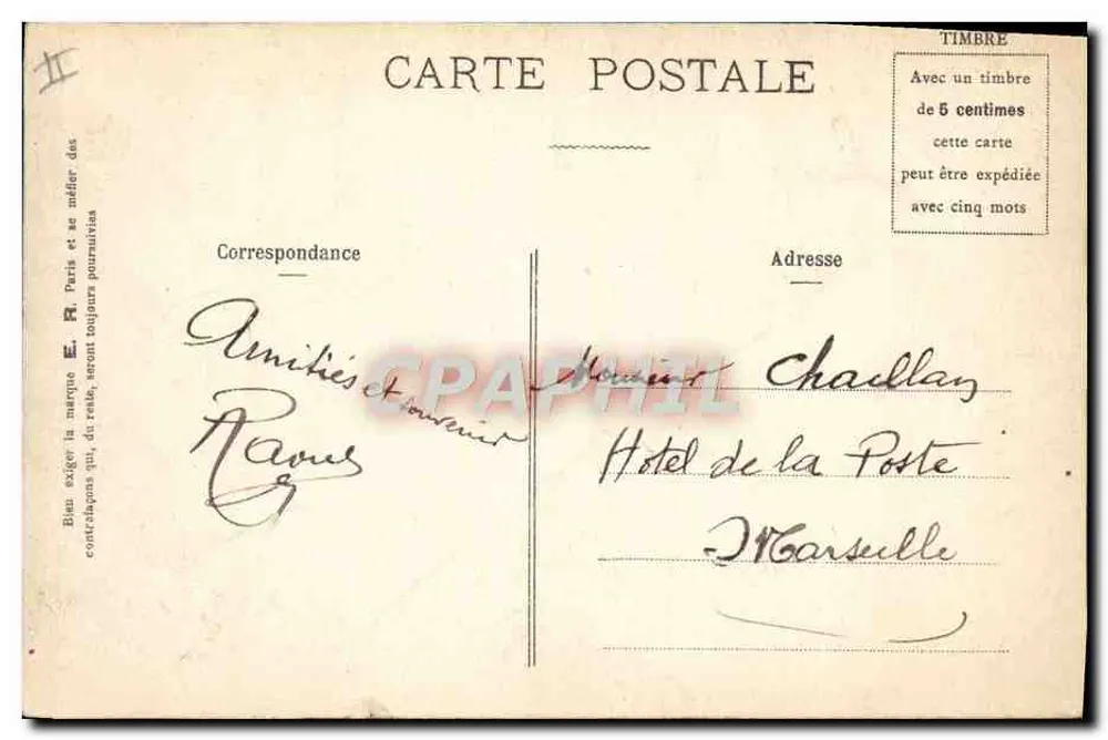 Cena noturna em uma prisão — E.R., Paris (Modelo depositado n° 14877) - Verso