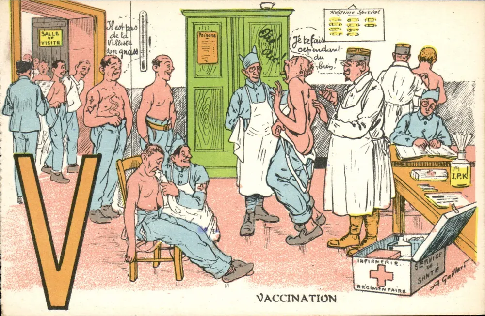 Vacinação — Sala de Visita — A. Guillet - Frente